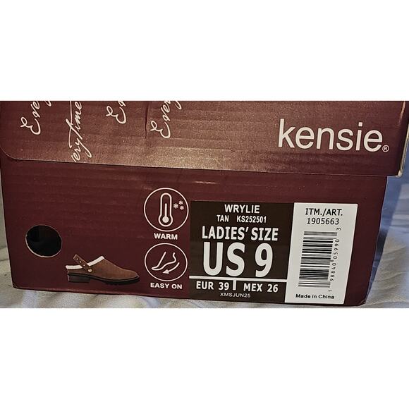 New Kensie Wrylie Women's Clog Tan - Picture 6 of 6